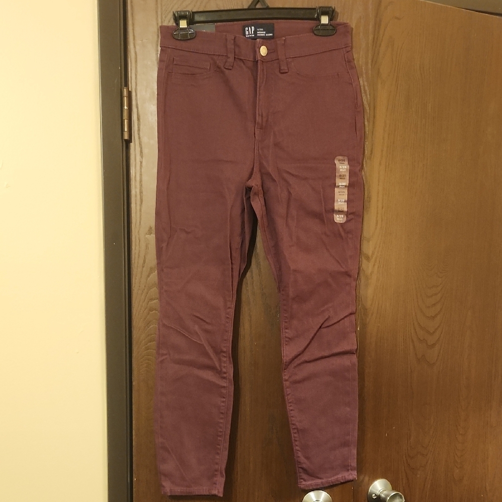 GAP Skinny Purple Jeans Stretch Denim